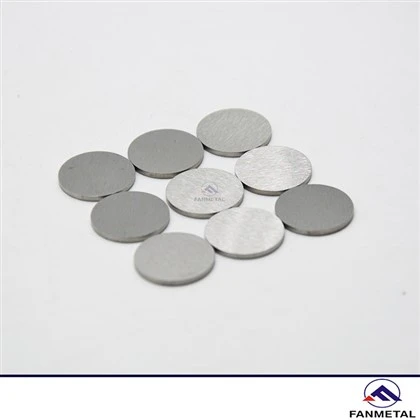 Ntshiab 99.95% Tungsten Target